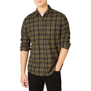 imageAmazon Essentials Mens LongSleeve Flannel Shirt Available in Big ampamp TallOlive