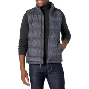 imageAmazon Essentials Mens Midweight FleeceLined Insulated Puffer VestCharcoal Heather