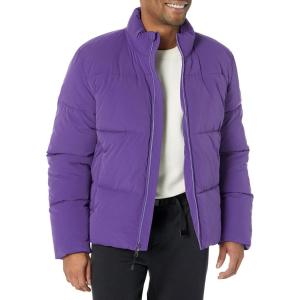imageAmazon Essentials Mens Mock Neck Heavyweight Puffer Coat Available in Big ampamp TallPurple