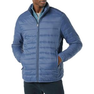 imageAmazon Essentials Mens Packable Lightweight WaterResistant Puffer Jacket Available in Big ampamp TallIndigo