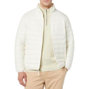 imageAmazon Essentials Mens Packable Lightweight WaterResistant Puffer Jacket Available in Big ampamp TallLight Beige
