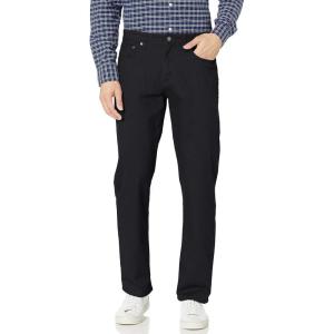 imageAmazon Essentials Mens Pants RelaxedFit 5Pockets Stretch TwillBlack