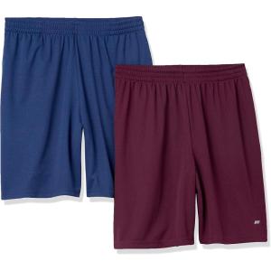 imageAmazon Essentials Mens Performance Tech LooseFit Shorts Available in Big ampamp Tall Pack of 2BurgundyNavy