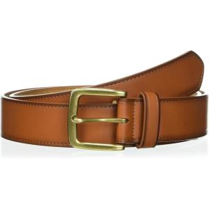 imageAmazon Essentials Mens Raw Edge Jeans BeltDark Brown
