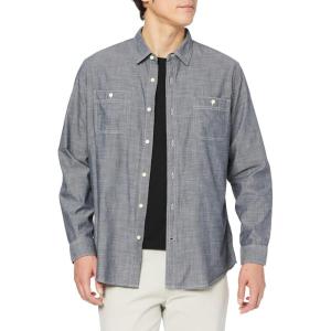 imageAmazon Essentials Mens RegularFit LongSleeve Chambray ShirtGrey