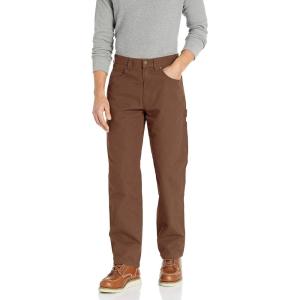 imageAmazon Essentials Mens RelaxedFit Carpenter Utility Pant with Tool PocketsBrown