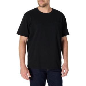 imageAmazon Essentials Mens RelaxedFit Heavyweight Cotton Pocket TShirtBlack