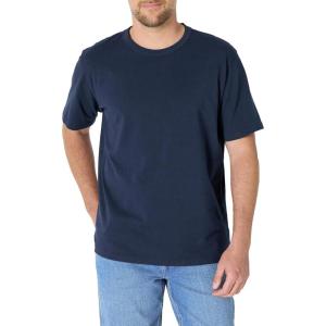 imageAmazon Essentials Mens RelaxedFit Heavyweight Cotton TShirtNavy