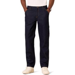 imageAmazon Essentials Mens RelaxedFit Workwear Carpenter JeanRinse Wash