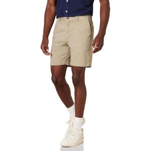 imageAmazon Essentials Mens SlimFit 7quot Chino ShortKhaki