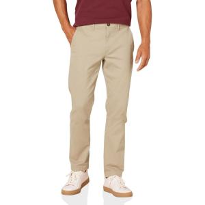 imageAmazon Essentials Mens SlimFit Casual Stretch Chino PantKhaki Brown