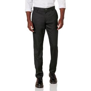 imageAmazon Essentials Mens SlimFit FlatFront Dress PantBlack