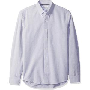 imageAmazon Essentials Mens SlimFit LongSleeve Oxford ShirtGrey