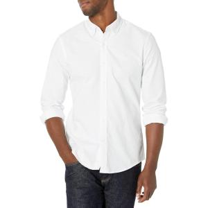 imageAmazon Essentials Mens SlimFit LongSleeve Oxford ShirtWhite