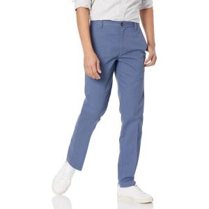imageAmazon Essentials Mens SlimFit WrinkleResistant FlatFront Chino PantIndigo