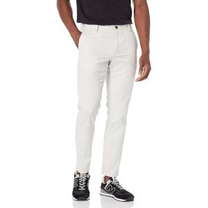 imageAmazon Essentials Mens SlimFit WrinkleResistant FlatFront Chino PantLight Grey