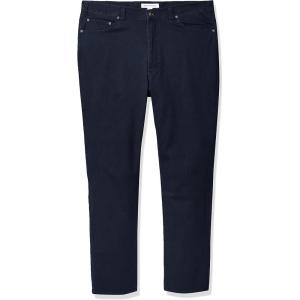 imageAmazon Essentials Mens Straight Fit 5Pocket Stretch Twill PantsNavy