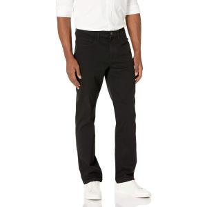 imageAmazon Essentials Mens StraightFit 5Pocket Comfort Stretch Chino Pant Previously GoodthreadsBlack