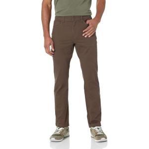 imageAmazon Essentials Mens StraightFit 5Pocket Comfort Stretch Chino Pant Previously GoodthreadsBrown