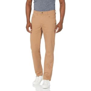 imageAmazon Essentials Mens StraightFit 5Pocket Comfort Stretch Chino Pant Previously GoodthreadsLight Khaki Brown