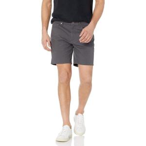 imageAmazon Essentials Mens StraightFit 7quot Inseam Stretch 5Pocket ShortsDark Grey