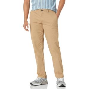 imageAmazon Essentials Mens StraightFit Casual Stretch Chino PantsMushroom Brown