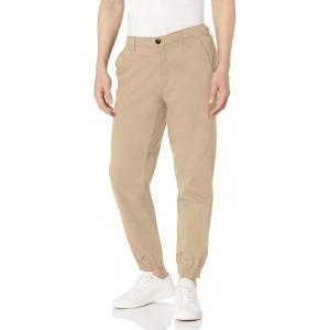 imageAmazon Essentials Mens StraightFit Chino Jogger PantKhaki Brown