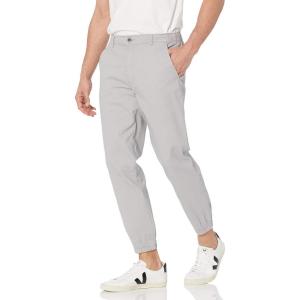 imageAmazon Essentials Mens StraightFit Chino Jogger PantLight Grey