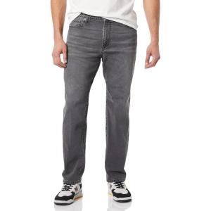 imageAmazon Essentials Mens StraightFit Stretch JeanWashed Grey