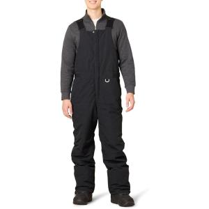 imageAmazon Essentials Mens WaterResistant Insulated Snow Bib OverallBlack