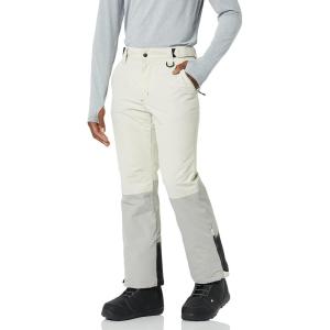 imageAmazon Essentials Mens WaterResistant Insulated Snowboard Ski Snow PantGrey Stone Color Block
