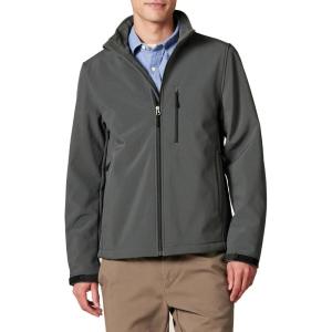 imageAmazon Essentials Mens WaterResistant Softshell JacketDark Grey