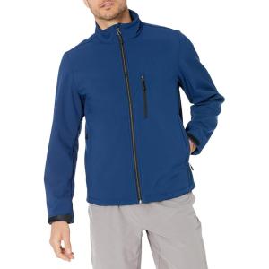 imageAmazon Essentials Mens WaterResistant Softshell JacketNavy
