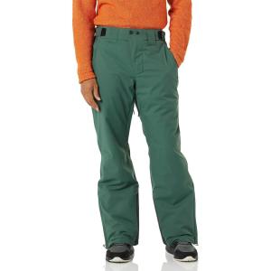 imageAmazon Essentials Mens Waterproof Insulated Snow Ski PantBlack Spruce Green Color Block