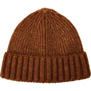 imageAmazon Essentials Unisex Adults Fisherman Ribbed BeanieDark Chestnut Brown