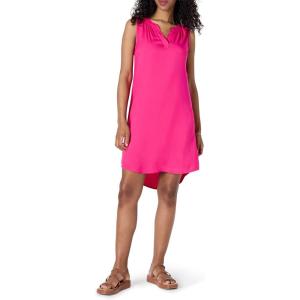 imageAmazon Essentials Womens Sleeveless Woven Shift DressHot Pink