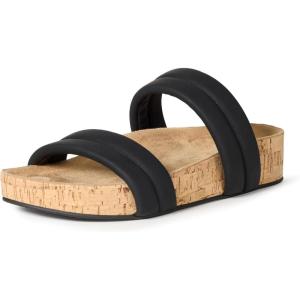 imageAmazon Essentials Womens Slide Cork SandalsBlack