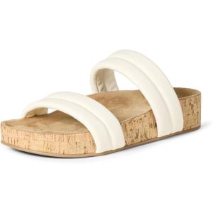 imageAmazon Essentials Womens Slide Cork SandalsWhite