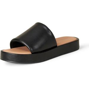 imageAmazon Essentials Womens Slide Flatform SandalBlack