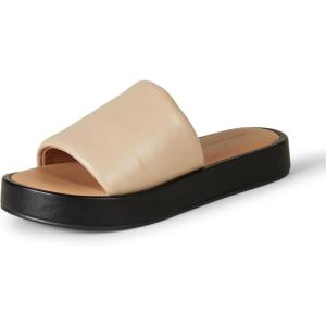 imageAmazon Essentials Womens Slide Flatform SandalSand