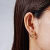 imageAmazon Essentials 14K Gold or Rhodium Plated Split HoopsYellow Gold