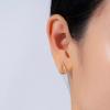 imageAmazon Essentials 14K Gold or Rhodium Plated Split HoopsYellow Gold