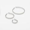 imageAmazon Essentials 14K Gold or Sterling Silver Plated Polished Dome HoopSilver