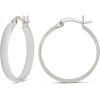imageAmazon Essentials 14K Gold or Sterling Silver Plated Polished Dome HoopSilver