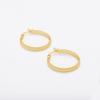 imageAmazon Essentials 14K Gold or Sterling Silver Plated Polished Dome HoopYellow Gold