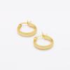 imageAmazon Essentials 14K Gold or Sterling Silver Plated Polished Dome HoopYellow Gold