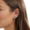 imageAmazon Essentials 14K Gold or Sterling Silver Stud ampamp Hoop SetSilver