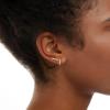 imageAmazon Essentials 14K Gold or Sterling Silver Stud ampamp Hoop SetYellow Gold