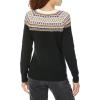 imageAmazon Essentials Crewneck Sweater for Women SoftTouchBlack Classic Fairisle