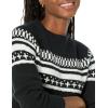 imageAmazon Essentials Crewneck Sweater for Women SoftTouchBlack Fair Isle